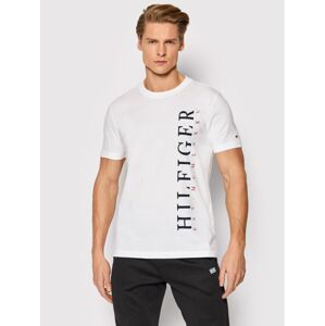 Tommy Hilfiger pánské bílé triko Vertical - L (YBR)